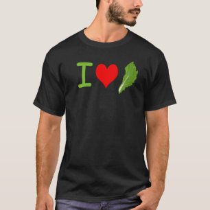 I Love Romaine Lettuce Vegan T-Shirt