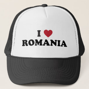 I Love Romania Trucker Hat