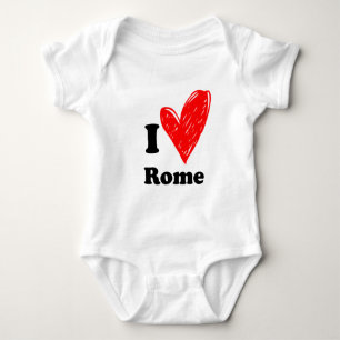 I love Rome Baby Bodysuit