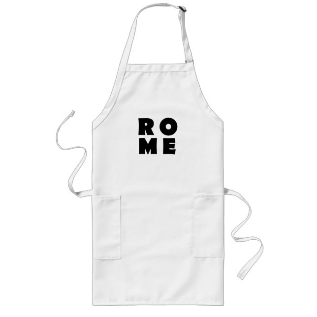 I love Rome Long Apron (Front)