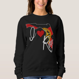 I Love Ron Desantis Florida Governor Heart Electio Sweatshirt