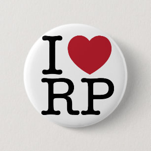 I Love Ron Paul Buttons