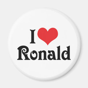 I Love Ronald Magnet