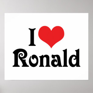 I Love Ronald Poster