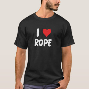 I Love Rope - Cowboy Rodeo Horse Equestrian Sail Y T-Shirt