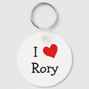 I Love Rory Key Ring