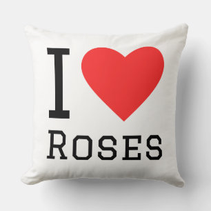 I love roses cushion