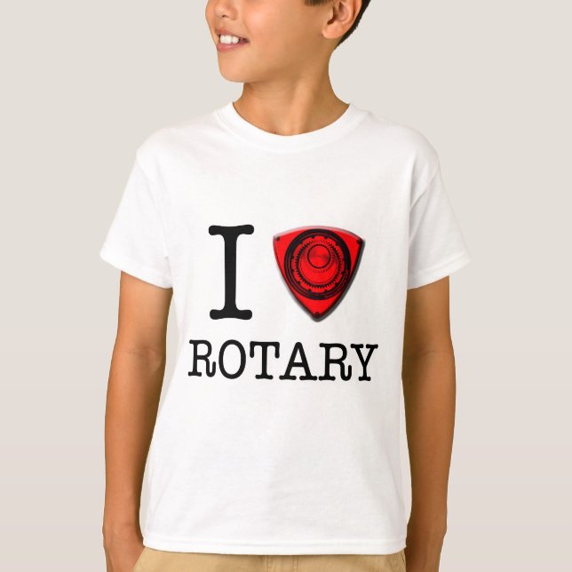 I love Rotary Engine T-Shirt (Front)