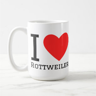 I love Rottweiler  Coffee Mug
