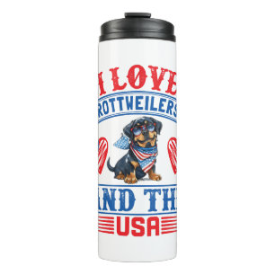 I love Rottweilers and the USA Thermal Tumbler
