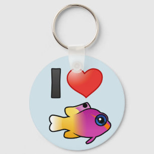 I Love Royal Gramma Key Ring