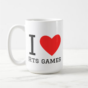 I love rts games coffee mug
