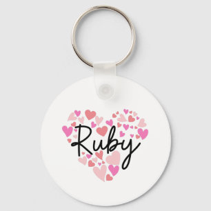 I love Ruby Key Ring
