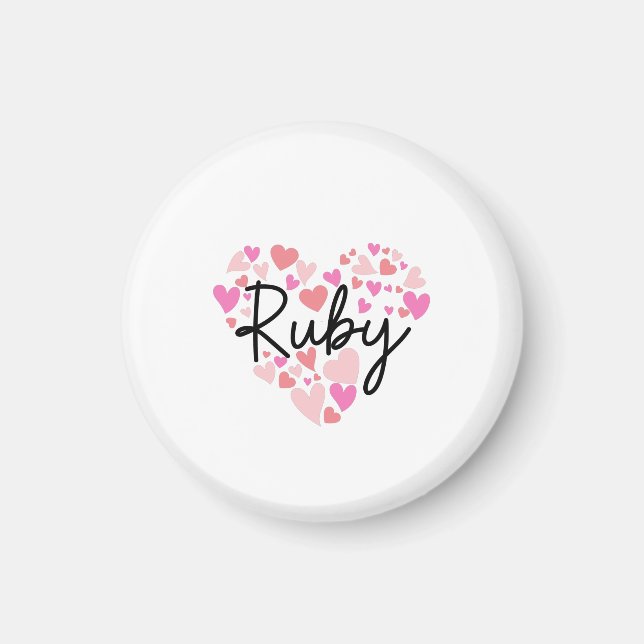 I love Ruby Magnet (Front)