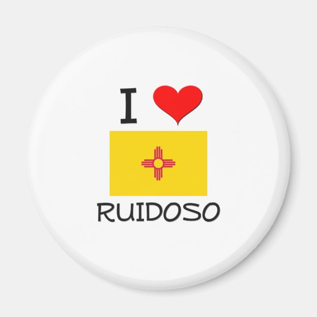 I Love Ruidoso New Mexico Magnet (Front)