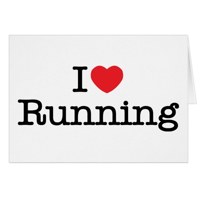 I love running (Front Horizontal)