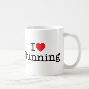 I love running coffee mug