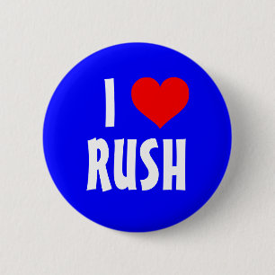 I Love Rush Limbaugh 6 Cm Round Badge