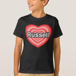 I love Russell. I love you Russell. Heart T-Shirt