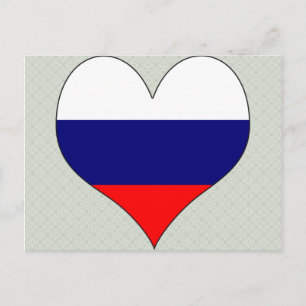 I Love Russia Postcard