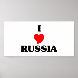 I Love Russia Poster