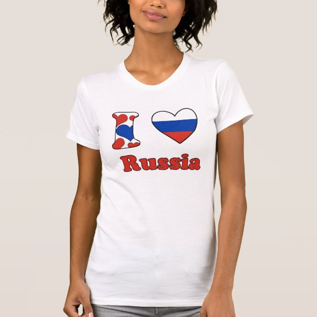 I love Russia T-Shirt (Front)