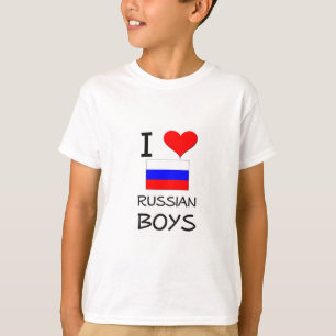 I Love Russian Boys T-Shirt