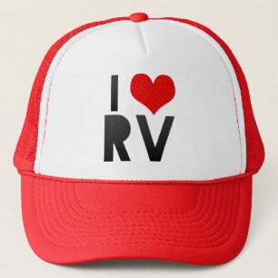 I Love RV Trucker Hat