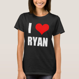 I Love Ryan   Heart T-Shirt