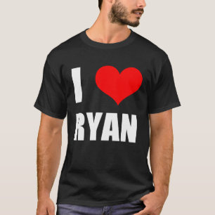 I Love Ryan   Heart T-Shirt