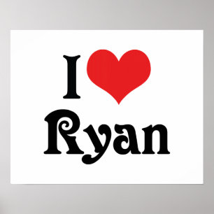 I Love Ryan Poster