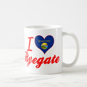 I Love Ryegate, Montana Coffee Mug