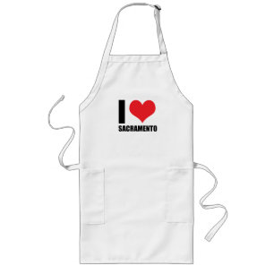 I love Sacramento Long Apron