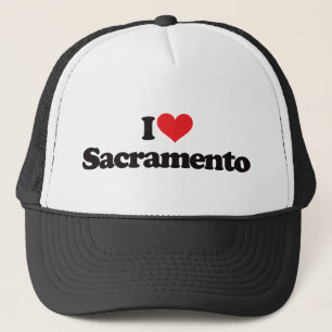 I Love Sacramento Trucker Hat