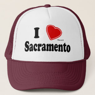 I Love Sacramento Trucker Hat