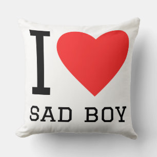 I love sad boy cushion