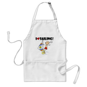 I Love Sailing T-shirts and Gifts Standard Apron