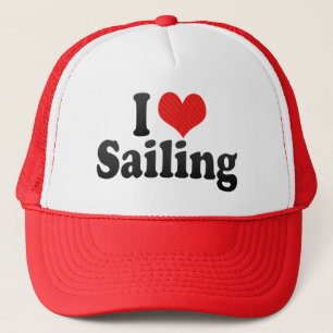 I Love Sailing Trucker Hat