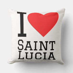 I love Saint Lucia Cushion