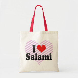 I Love Salami Tote Bag