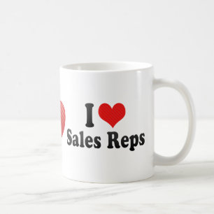 I Love Sales Reps Coffee Mug