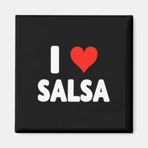 I Love Salsa Heart Dance Dancer Dancing Studio Mex Magnet