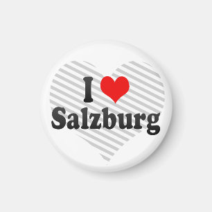 I Love Salzburg, Austria Magnet