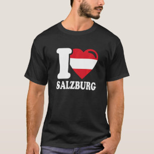 I Love Salzburg City In Austria I Love Salzburg 2 T-Shirt