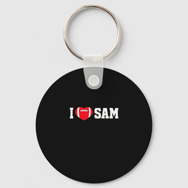 I love sam  key ring (Front)