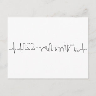 I love San Antonio in an extraordinary ecg style Postcard