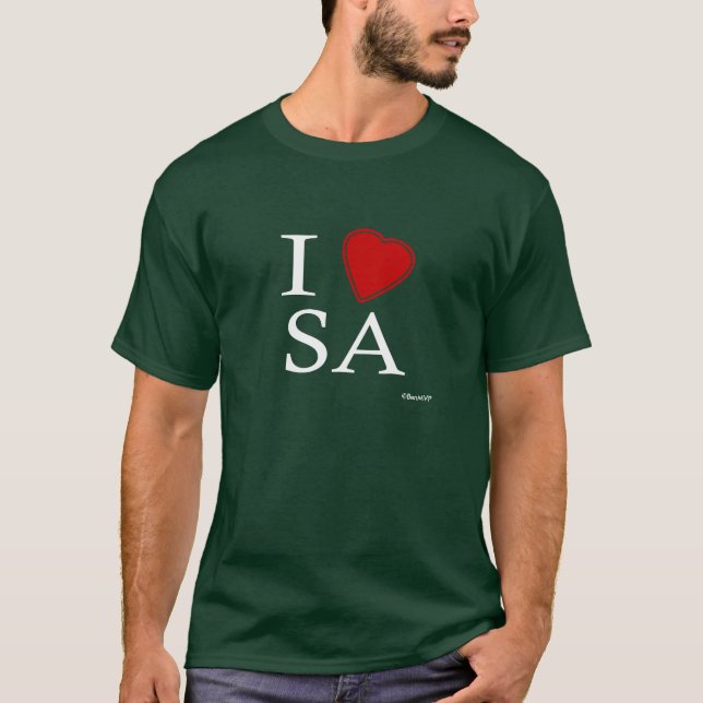 I Love San Antonio T-Shirt (Front)