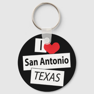I Love San Antonio Texas Key Ring
