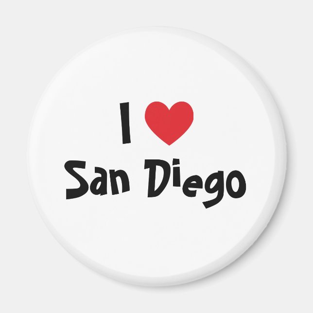 I Love San Diego Magnet (Front)