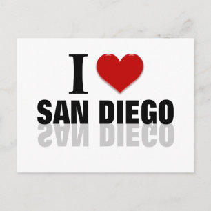 I Love San Diego Postcard